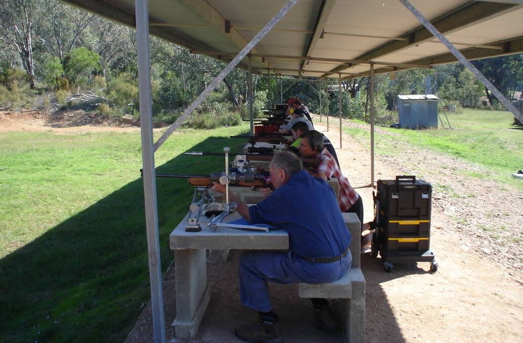 SHOOTERS: Mudgee's smallbore shooters. Photo: Supplied