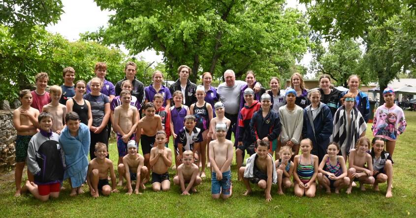 CONTEST: Mudgee Indoor swimmers took on the chilly weather on November 28 to contest in the club's annual carnival. Picture: MICHELLE WILSON
