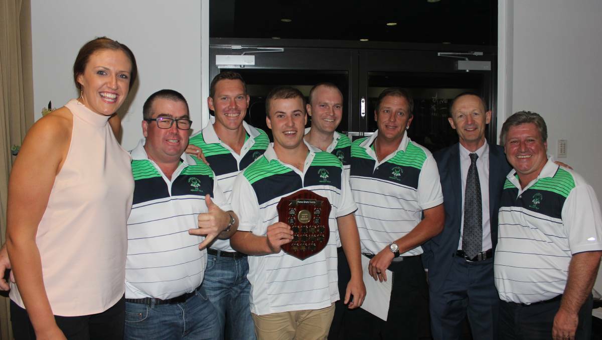 RECOGNISE AND REFLECT: The 2016 recipients of the Masters Team of the Year - Mudgee Golf Club Division One Pennants Team. Photo: File