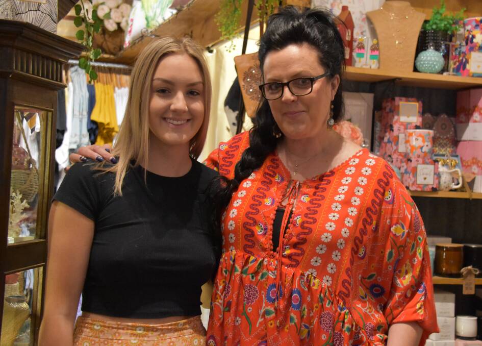 GOOD VIBES ONLY: Mixi Blu employee Hannah Adam and owner, Nicolle Reston are eager for the business's move to Church Street. Photo: Jay-Anna Mobbs