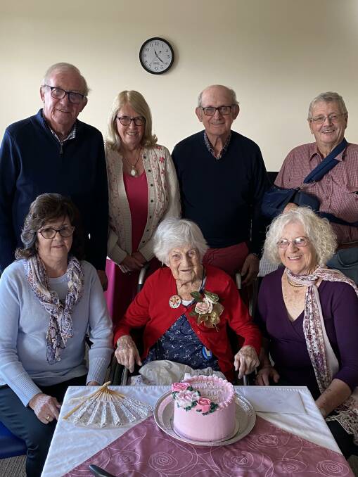 HAPPY BIRTHDAY: Mavis Tomkins spent her birthday surrounded by family. Photo: Supplied