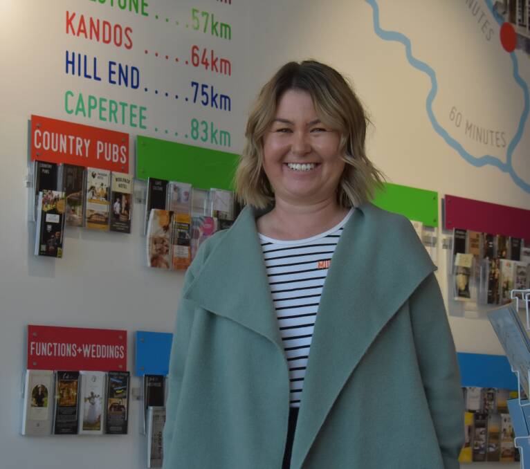 Mudgee Region Tourism acting CEO, Leianne Murphy inside the Mudgee Visitor Information Centre. Picture: Jay-Anna Mobbs