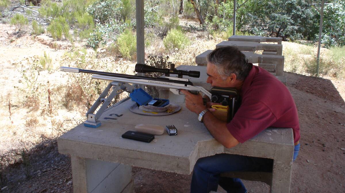 TOP SHOOTER: Glenn Faucett top scores after posting a very good 196 out of 200. Photo: Supplied