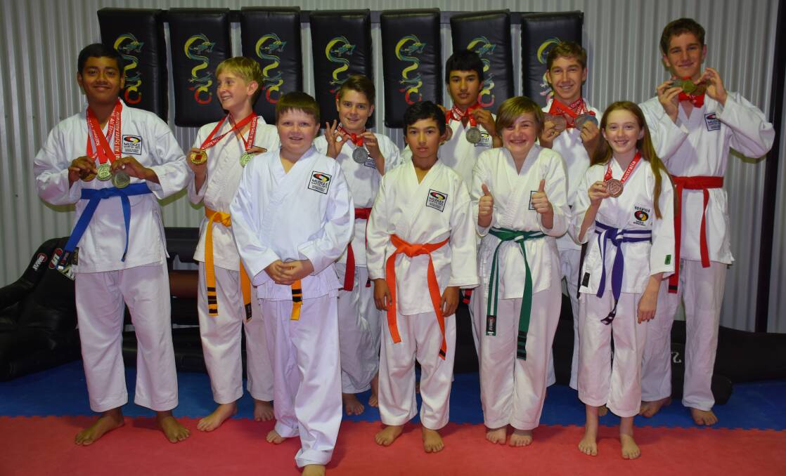 WINNERS ARE GRINNERS: Mudgee Martial Arts had students successfully compete at the National All Styles competition. Photo: Jay-Anna Mobbs