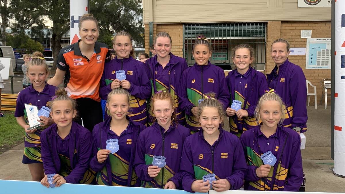 RUNNERS UP: Front row - Maddy Campbell, Charlotte Wilson, Eliza English, Jorja Bennetts, Phoebe Copps.
Back row - Rachel Marshall, Macy Goodlet, Lily Holden, Zara Savage, Madi Obrien, Kylie Marshall (Coach)