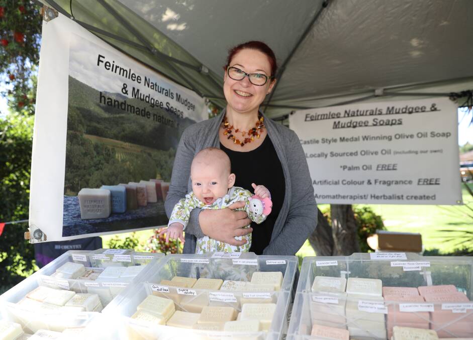 SUPPORT YOUR LOCALS: Lynda and Kathleen Meers from Feirmlee Naturals. Photo: Simone Kurtz