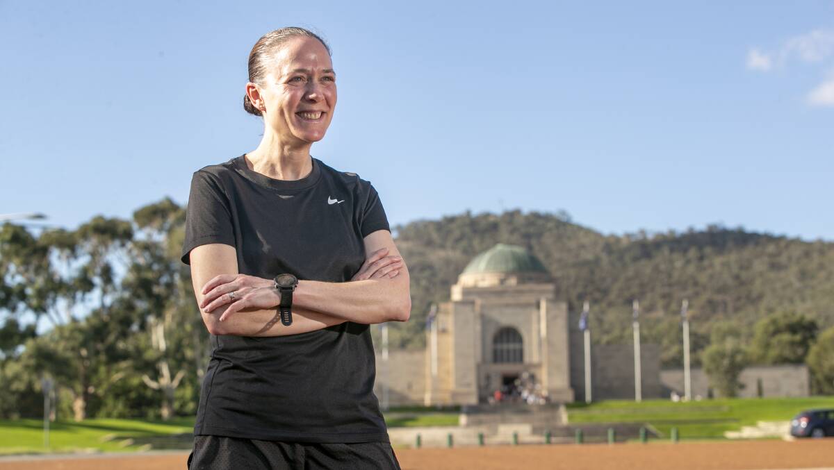 Defence Force nursing director Lieutenant-Colonel Serena Lawlor, who is raising money for the first statue of a woman in the War Memorial's sculpture garden. Picture: Keegan Carroll