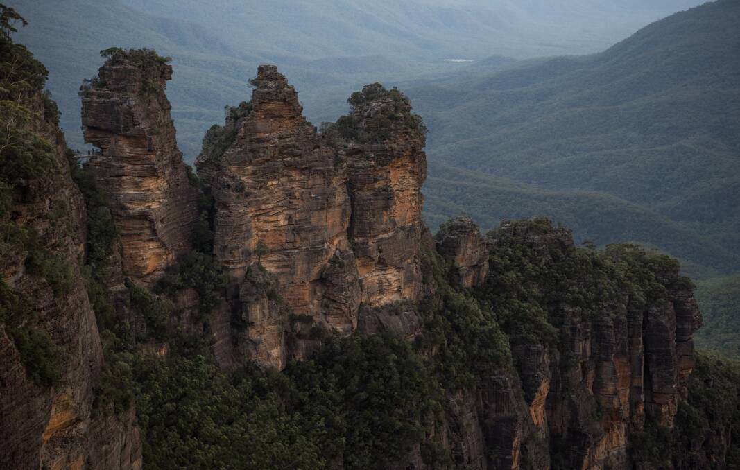 HARD TASK: The rugged terrain of the Blue Mountains continues to act as a barrier for transport between the Central West and Sydney. Photo: WOLTER PEETERS