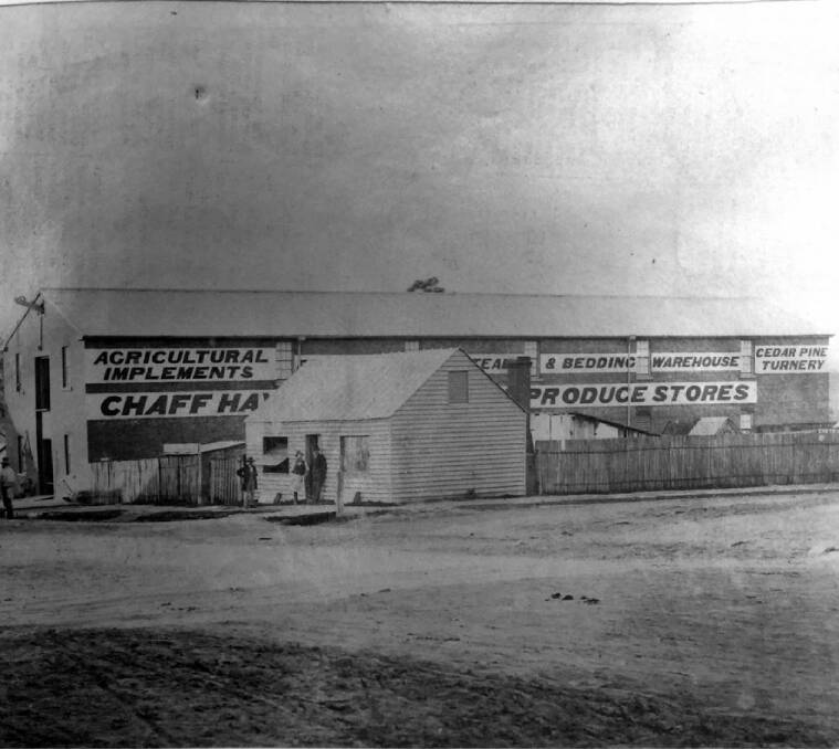 Landmark:  Dickson's Store in a photograph thought to date from the 1870s. 