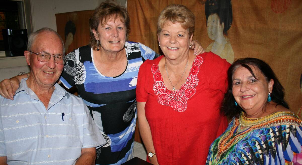 Success: The solid core of the Rylstone StreetFeast committee, Peter Monaghan, Sue Foldhazy, Robyn Oakes and Diane Quaife.