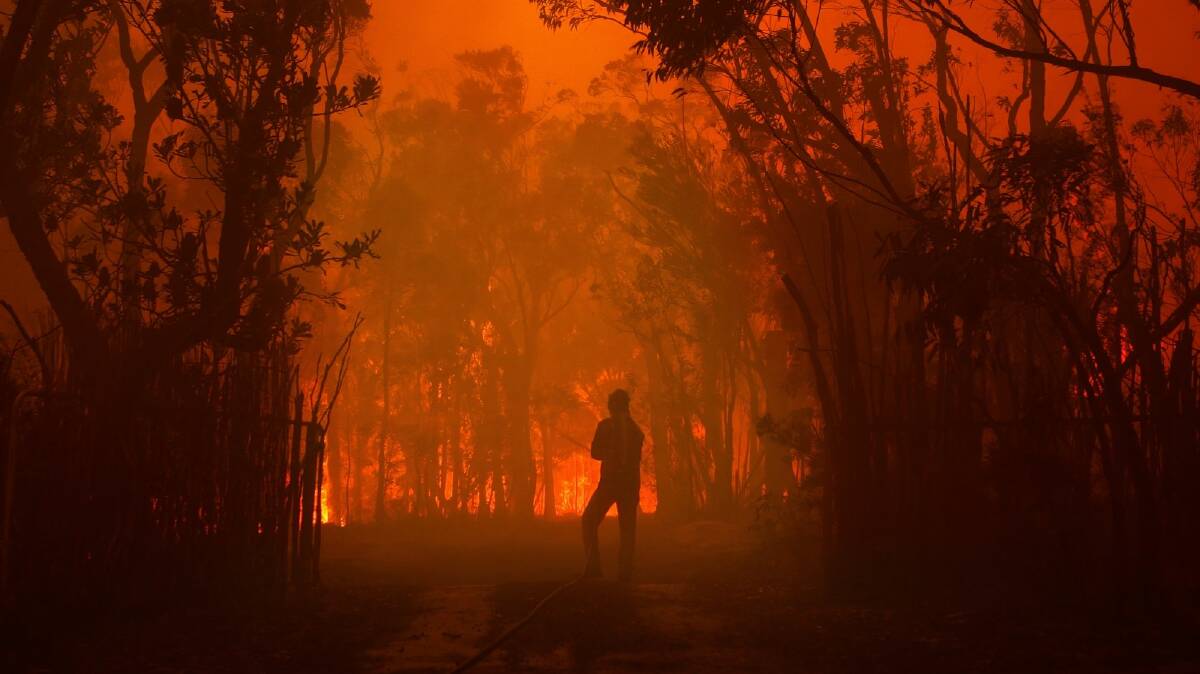 The scene at Berambing, which straddles the Blue Mountains and Hawkesbury LGAs, where the Mt Wilson backburn caused major devastation in December 2019. Picture by Jochen Spencer