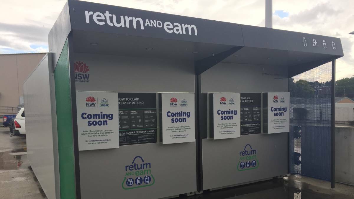 COMING SOON?: After five months the Mudgee Return and Earn system is yet to arrive. 
