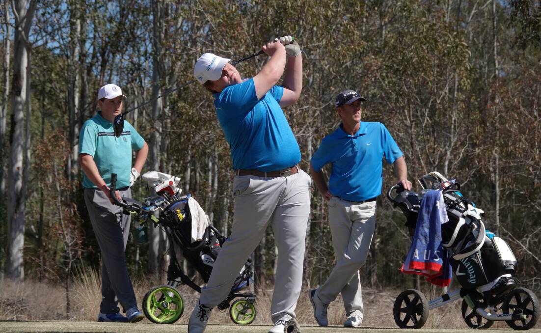 BIG TALENT: Star 19-year-old amateur Corey Lamb will be hard to beat in this weekend's Bathurst open. Photo: DAVID TEASE GOLF NSW