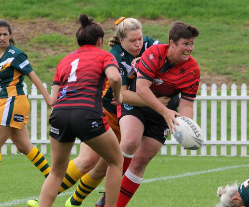 NEXT JOB: She was a star for the Country South Steelers, now Marita Shoulders hopes to impress for NSW Country. Photo: NSW POLICE RUGBY LEAGUE