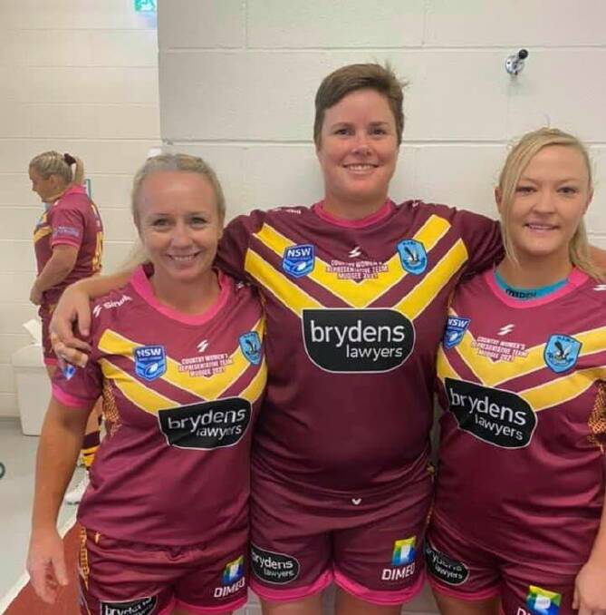 ANOTHER CRACK: Marita Shoulders (centre) has been named in the NSW Country Women's Police side for the second year running.