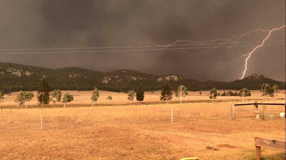 WILD WEATHER: The 2017 Sir Ivan bushfire devastated small central west communities. Photo: CAROLYN HEALEY