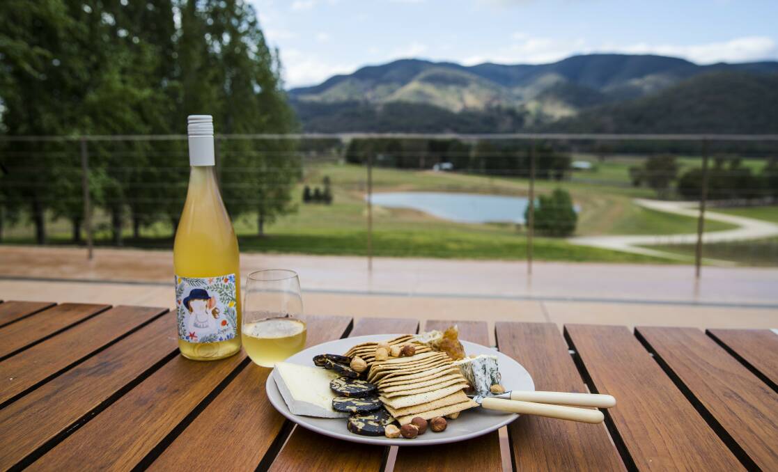 Food and wine from Logan Wines Mudgee. Picture: Destinations NSW
