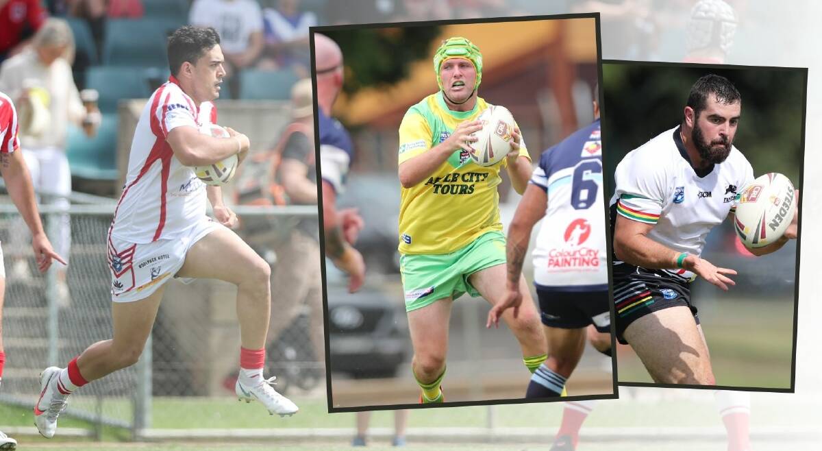 MAGIC: From left, Mudgee's Corin Smith, CYMS' Cam Jones and Panther Dave Sellers in action. Photos: PHIL BLATCH