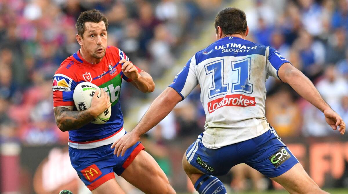 ON THE UP: Mitch Pearce and the Knights have won three games on the trot after rediscovering their mojo. Photo: AAP Image