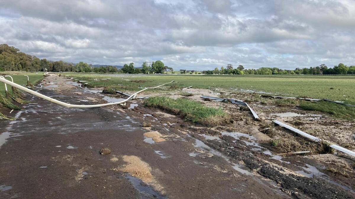 GALLERY: Flood damage at Mudgee Race Club