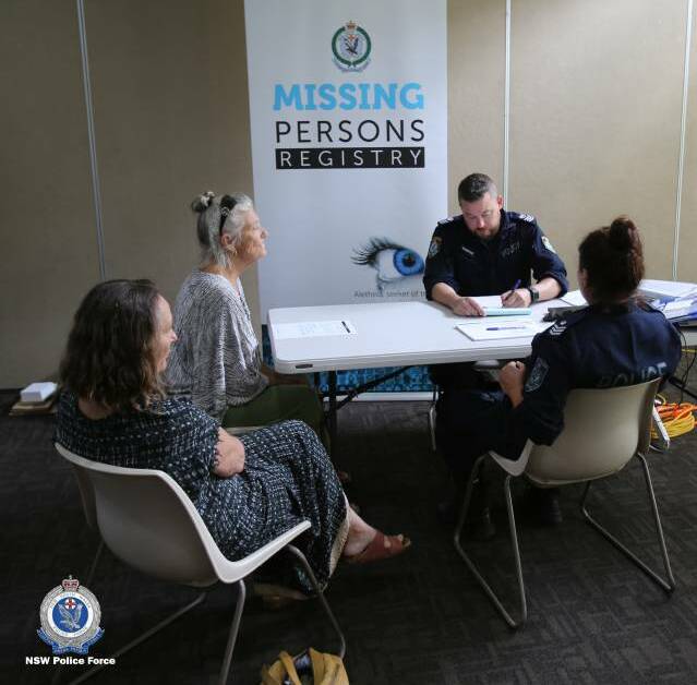 A pop-up familial DNA collection centre is kept busy. Picture: NSW Police