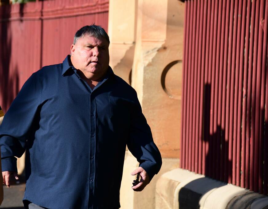 Truck driver Robert Crockford pictured outside the Dubbo Courthouse in 2020. Photo: FILE