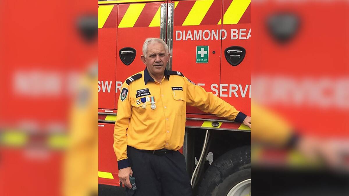 Captain Leo Fransen. Picture by NSW RFS on Facebook