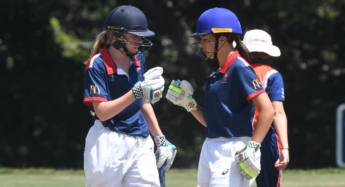 DEVELOPMENT: For the likes of Amy Kreuzberger and Katie Letcher, the Western NSW Under-15 Girls' Carnival is invaluable. Photo: JUDE KEOGH