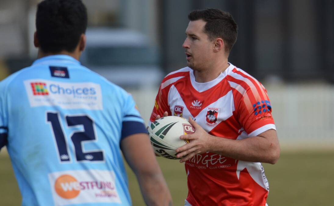 CARRY OVER: Mudgee captain-coach Jack Littlejohn won't miss a game after taking the early guilty plea this week, but he has been slapped with carry-over points. Photo: Matt Findlay