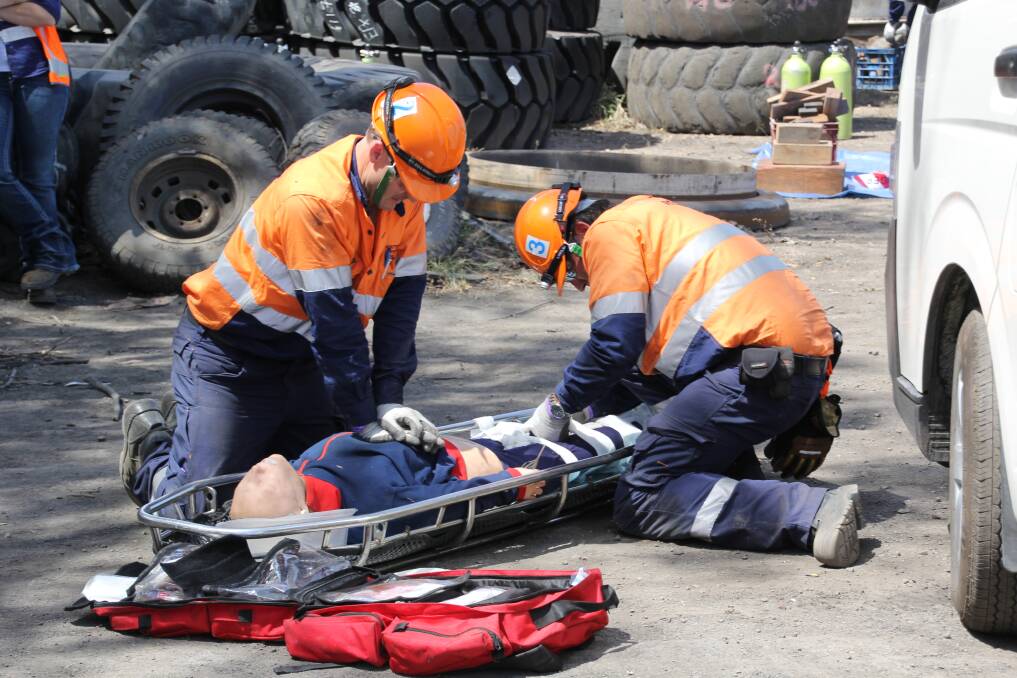 KNOWLEDGE: Mines Rescue provides courses which give people skills, including first aid and CPR, to provide assistance in a medical emergency. Photo: SUPPLIED
