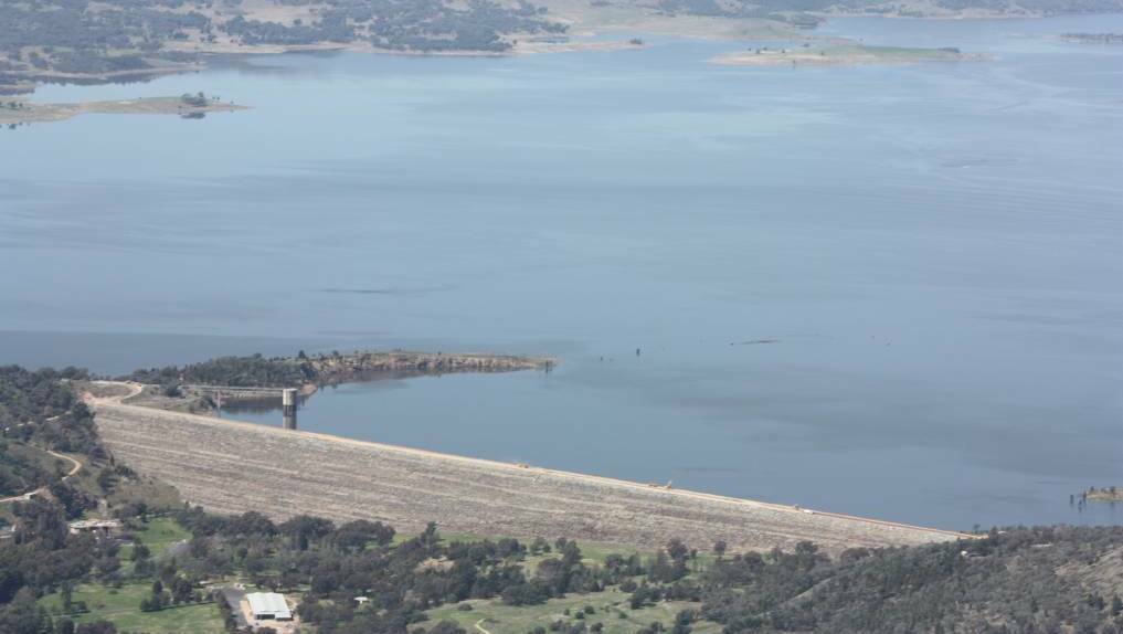 Windamere Dam was 32.1 per cent full when water restrictions were introduced.