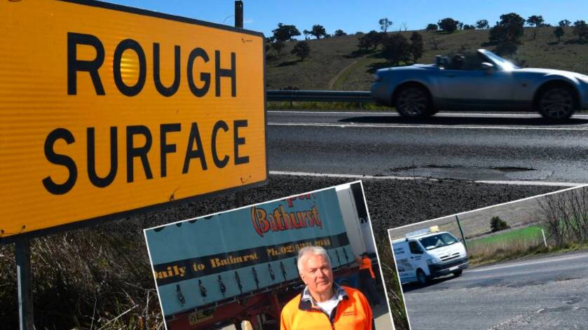 ACTION NEEDED: Transport industry stalwart Graeme Burke says our roads and main highways "are in an appalling state of affairs". He wants contractors hired to fix them.