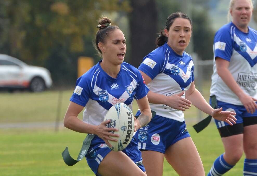 FINGERS CROSSED: St Pat's were missing star fullback Erin Naden on Sunday when losing to Orange CYMS. The Saints are hoping she'll be available for the preliminary final.