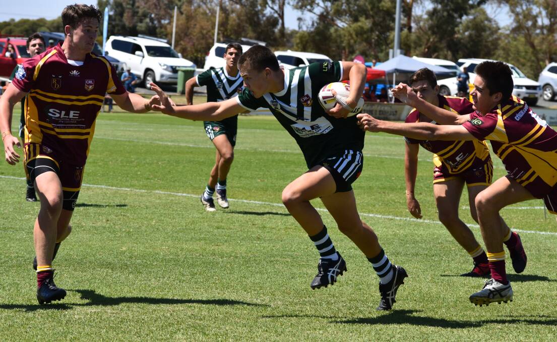 TRIAL TIME: Aston Warwick will be one of the leaders for the Western Rams should he line up for their Laurie Daley Cup campaign. Rams will play Riverina in Forbes for a trial game this Saturday. Photo: COURTNEY REES.