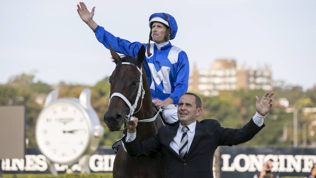 Hugh Bowman ensured Winx went out in style on Saturday. Photos: AAP