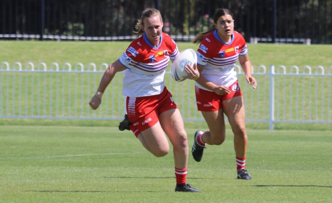 Danielle Plummer kicked the all-important conversion late in the match to secure a second win of the season for Mudgee on Saturday. Picture by Petesib's Photography