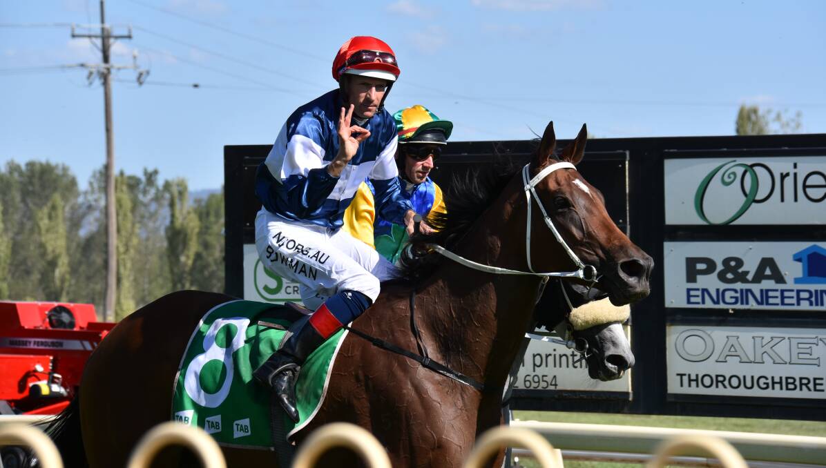 ON TOP: Despite being one of the world's best jockeys, Hugh Bowman still gets out to the country to race at tracks like Mudgee. Photo: SIMONE KURTZ