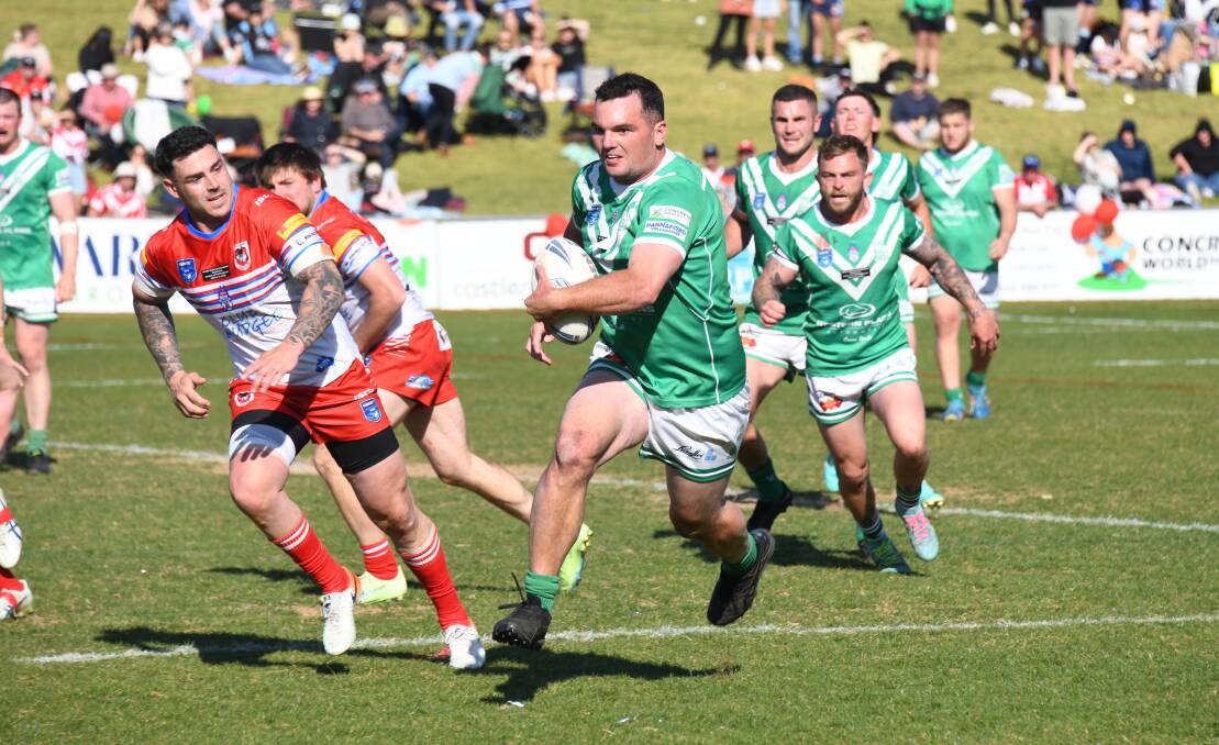 Billy Sing in action for Dubbo CYMS during this year's Peter McDonald Premiership grand final win over the Mudgee Dragons. Picture by Amy McIntyre