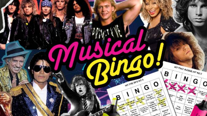 Who doesn't love bingo and music combined into trivia? Picture from website