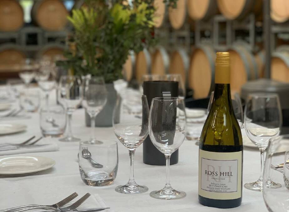 Enjoy a delicious lunch matched with Ross Hill Wines' Pinnacle label.