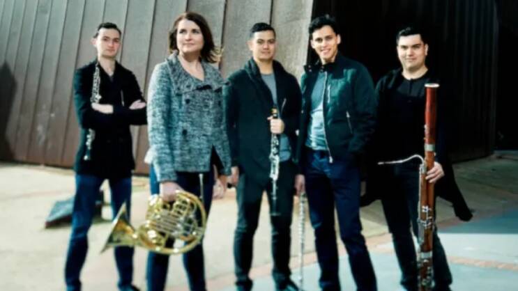 Arcadia Winds quintet. Picture from website