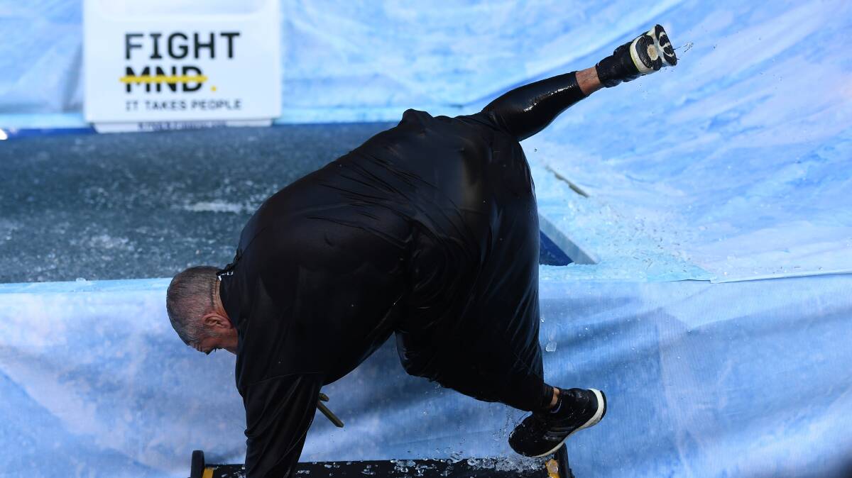 Big Freeze 4 at MCG 2018 photos: AFL coaches slide to fight Motor Neurone Disease | Mudgee ...