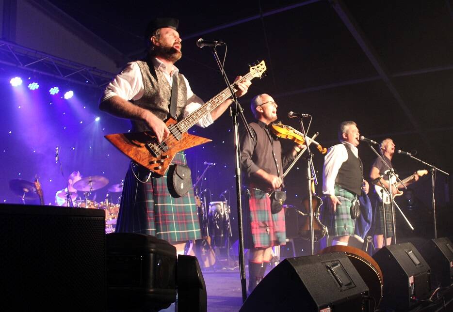 KILTS ON STAGE: The Highlander Celtic Rock Band will bring a sound with a difference to the festival.