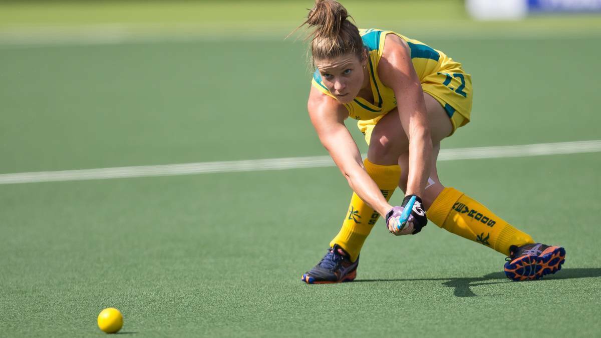 Aussie pride: Mudgee-born Kate Jenner was named in the Hockeyroos squad for what will be her second Olympics. Photo: Grant Treeby