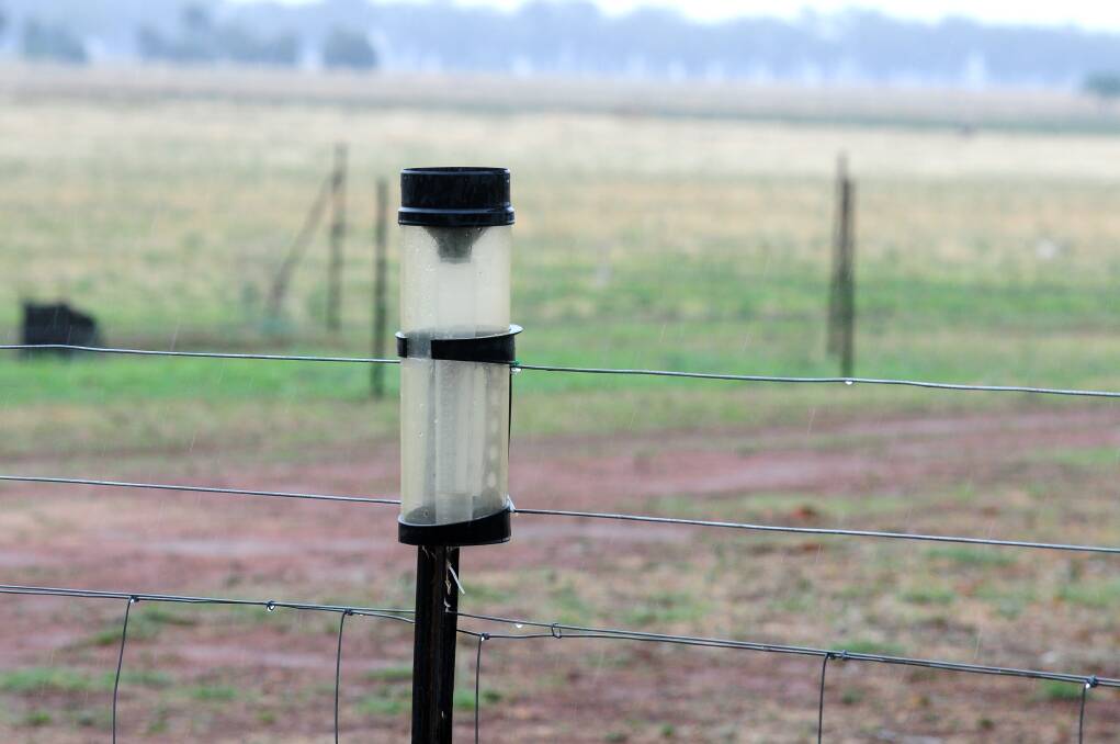 Almost everyone across the region got a few millimetres in their gauge but it won't be enough to help farmers much. Photo: FILE
