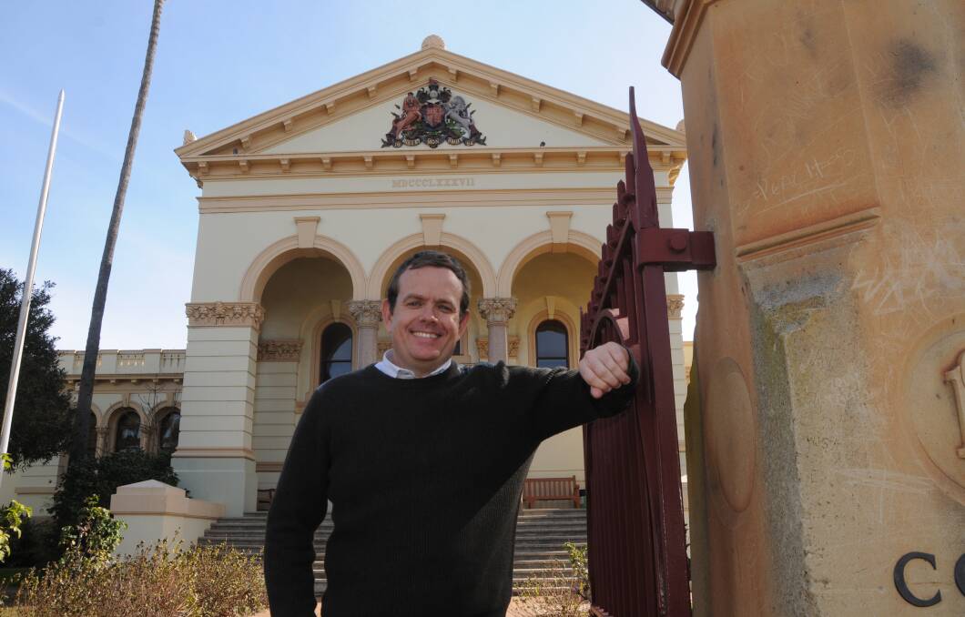 Labor of love: Barrister Stephen Lawrence has announced he will run in the East Dubbo ward at the Dubbo Regional Council election.