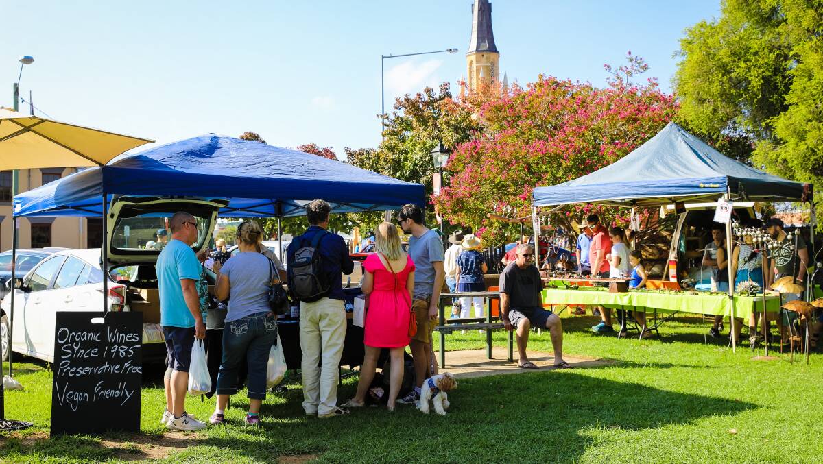 Visitors and locals enjoyed the Saturday markets.