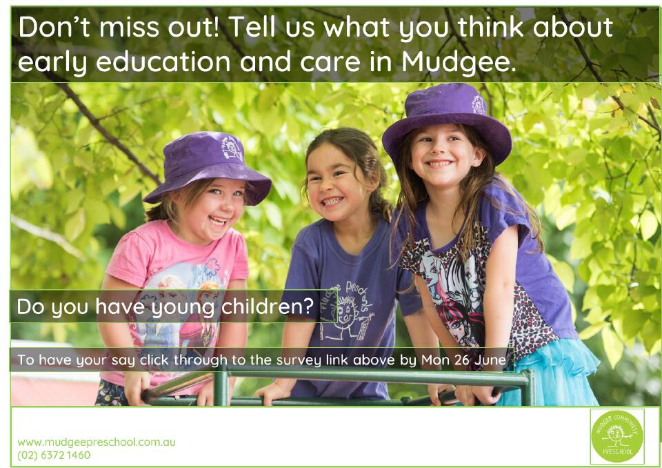 Have your say of early education and care in Mudgee