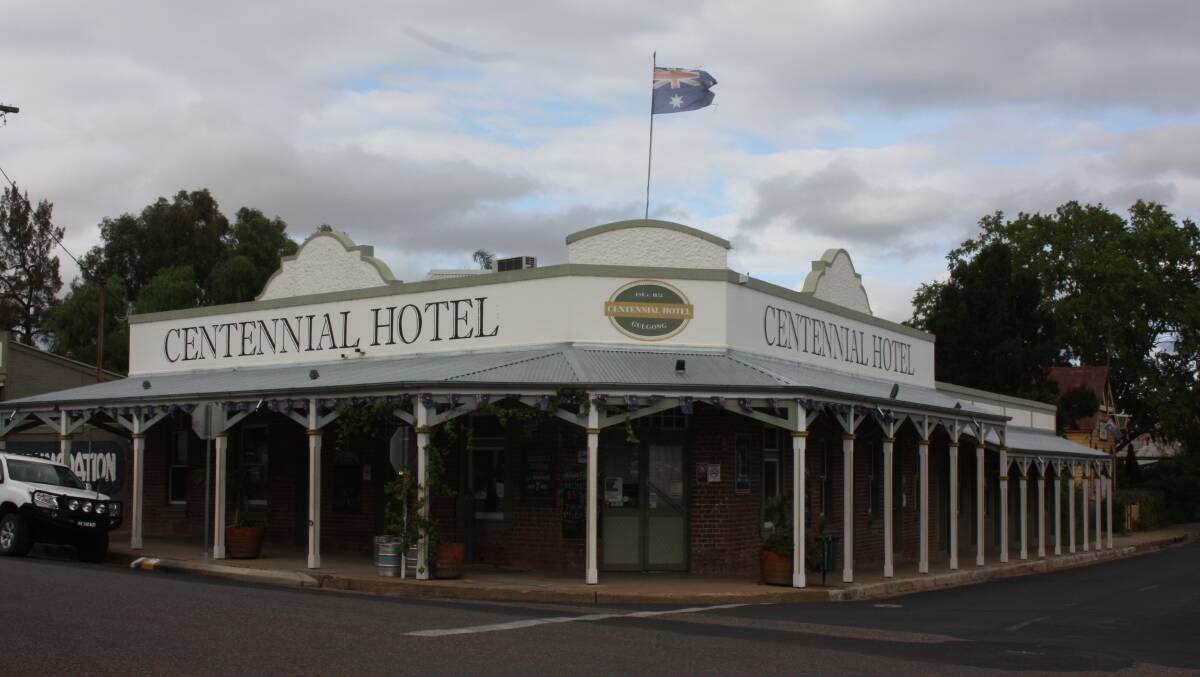 The Centennial Hotel on Medley and Mayne streets – open lunch and dinner all days.