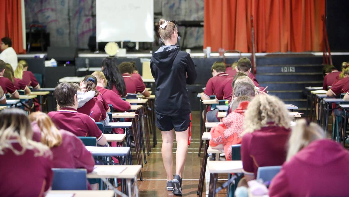 OLD SCHOOL: Students will no longer do NAPLAN tests on paper, with the assessment online for all schools this year. Picture: Adam McLean